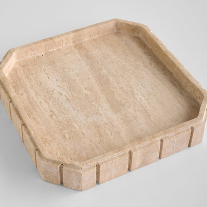 Cyan Design 12286 Trays, Frieze, Travertine