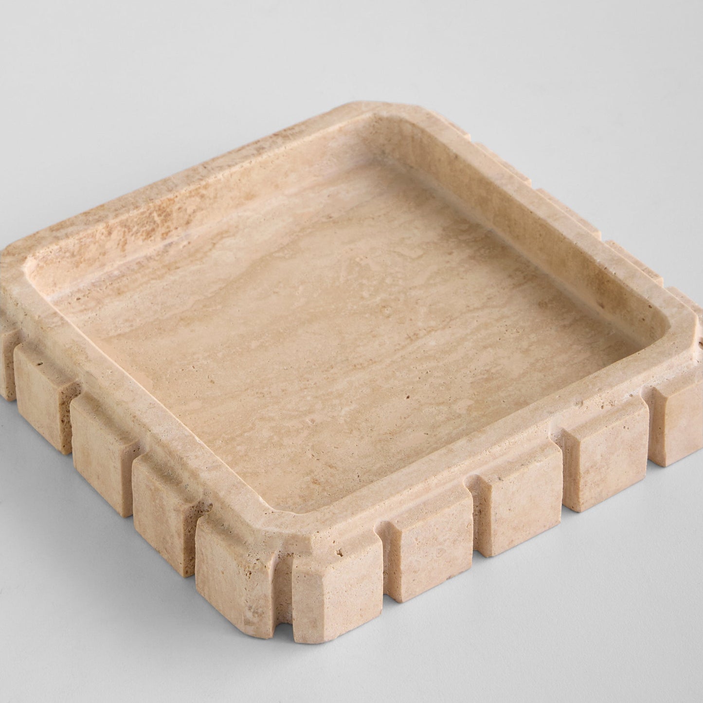 Cyan Design 12287 Trays, Decorative, Hand-Carved, Travertine