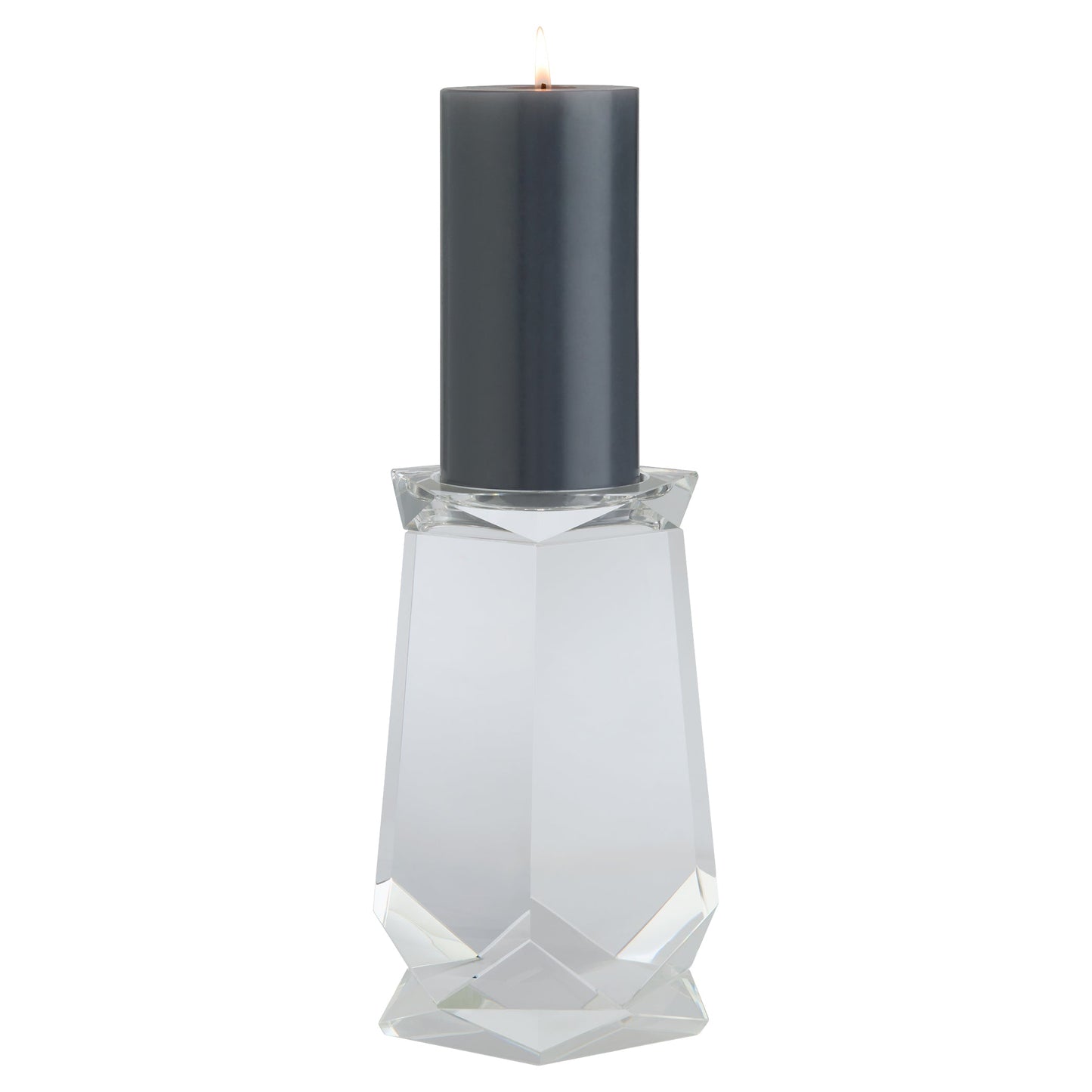 Cyan Design 12294 Candle Holders, Type: Candle Holders, Additional Attributes: Faceted, Finish: Clear