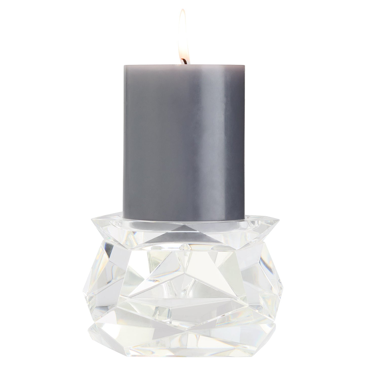 Cyan Design 12296 Candle Holders, Faceted, Clear