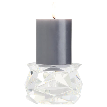 Cyan Design 12296 Candle Holders, Faceted, Clear