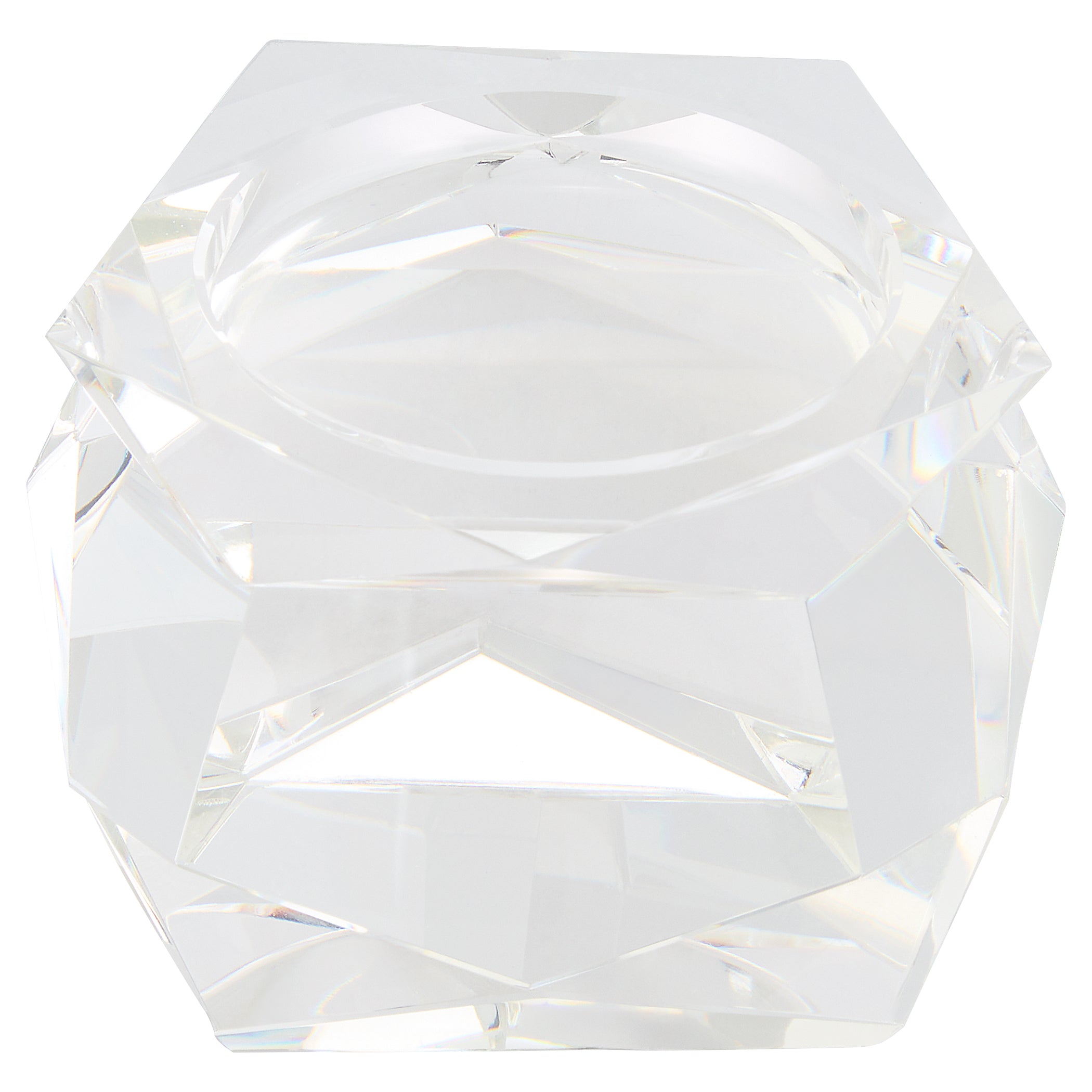 Cyan Design 12296 Candle Holders, Faceted, Clear