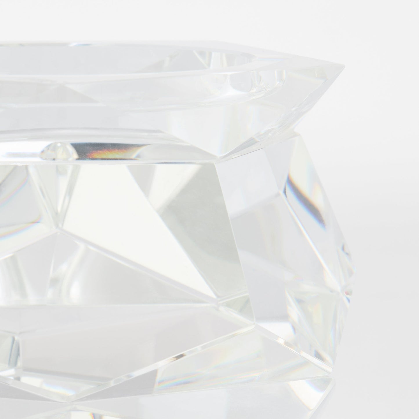 Cyan Design 12296 Candle Holders, Faceted, Clear