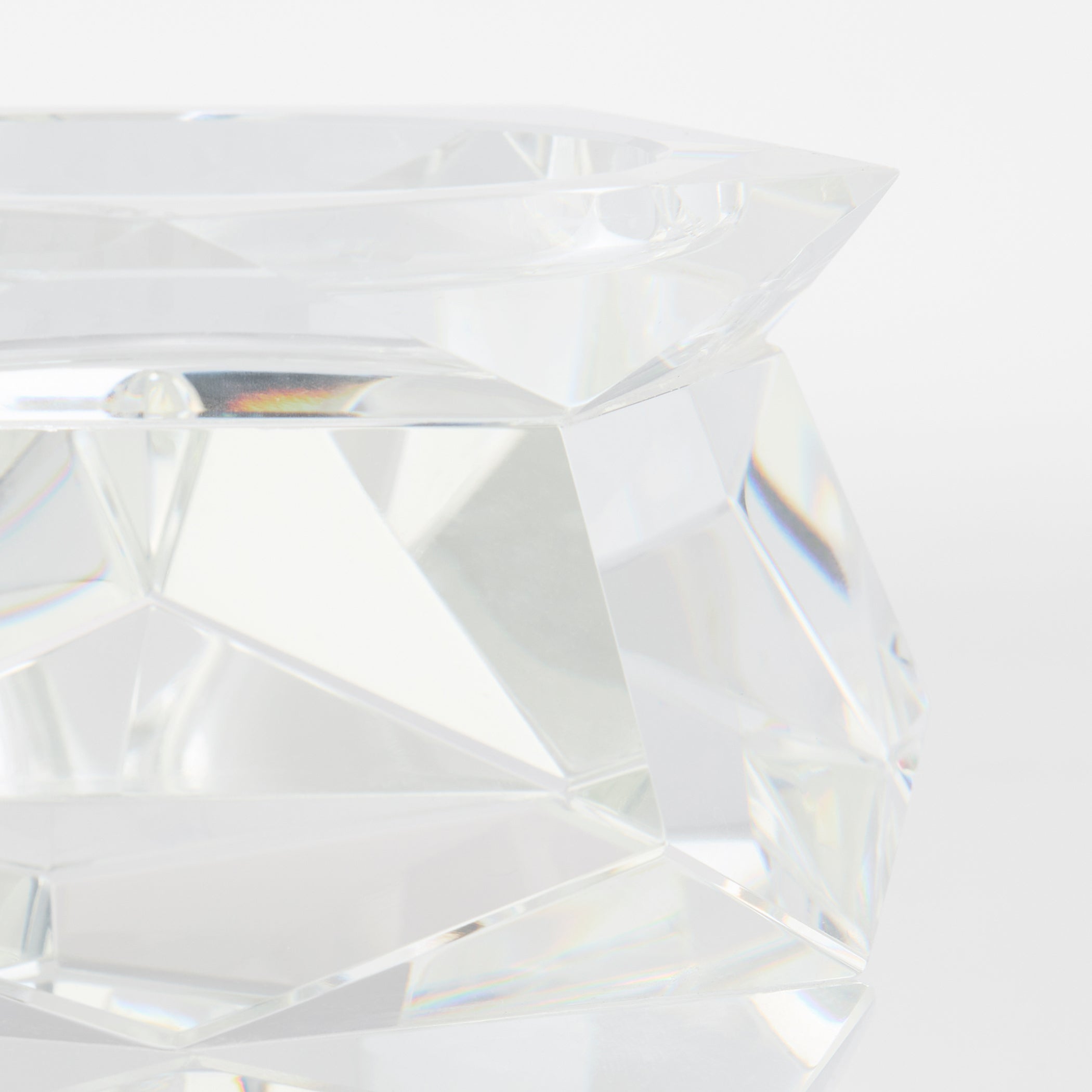 Cyan Design 12296 Candle Holders, Faceted, Clear