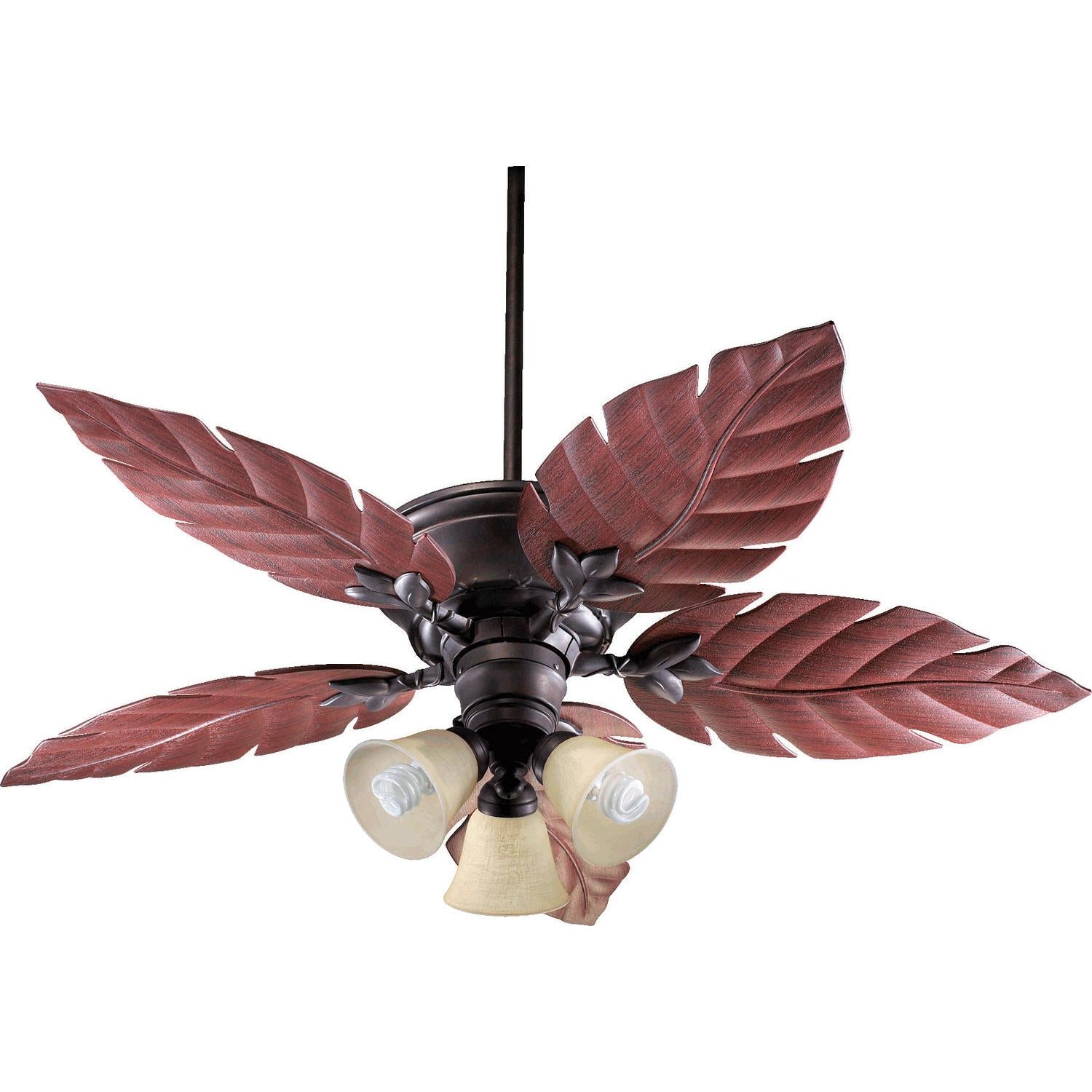 Quorum Monaco 135525-44 Patio Fan - Toasted Sienna