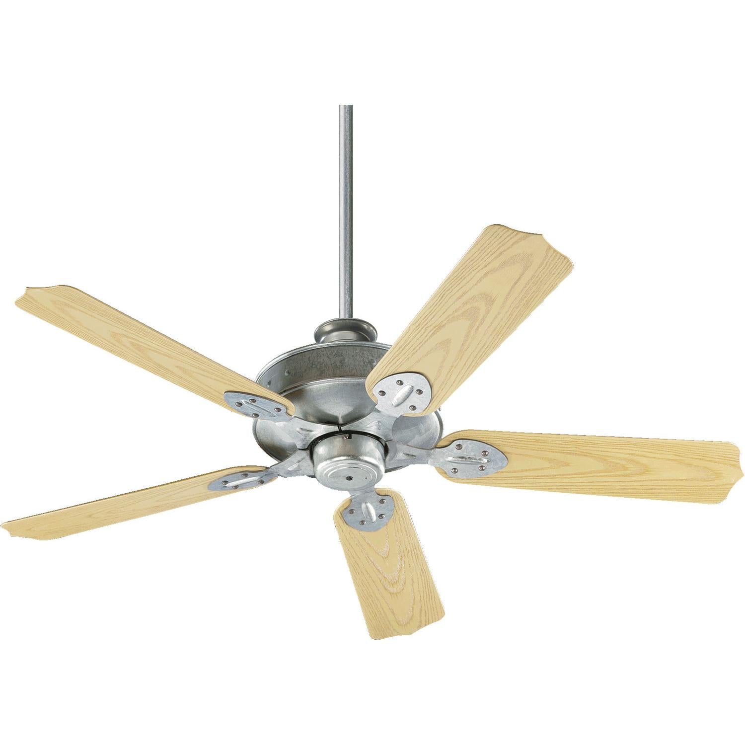 Quorum Hudson 137525-9 Patio Fan - Galvanized