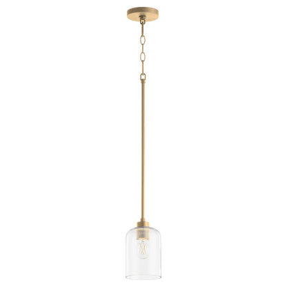 Quorum Tribute 3374-80 Pendant - Aged Brass