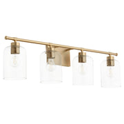Quorum Tribute 5374-4-80 Vanity - Aged Brass