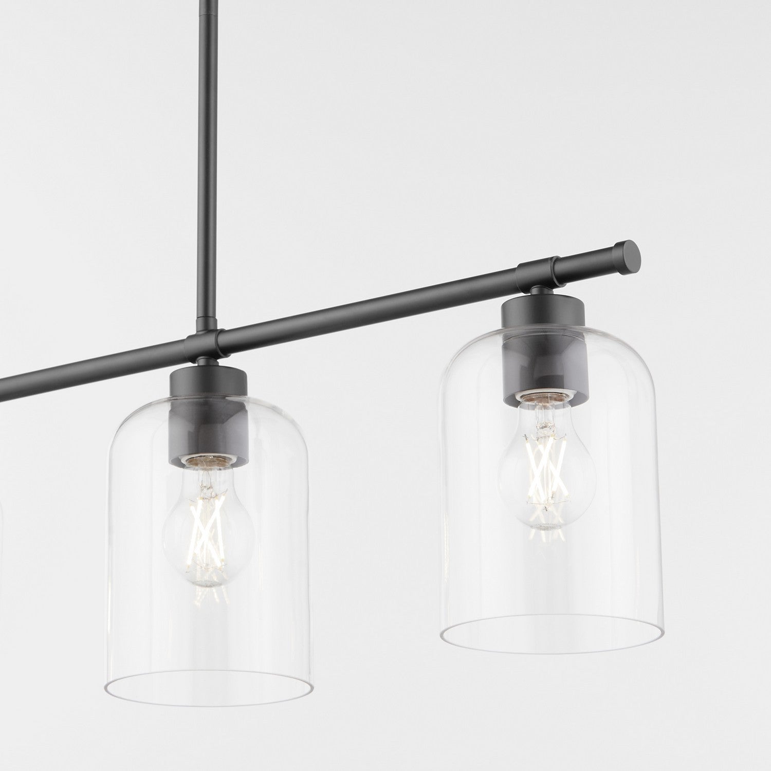 Quorum Tribute 6574-4-59 Chandelier - Matte Black