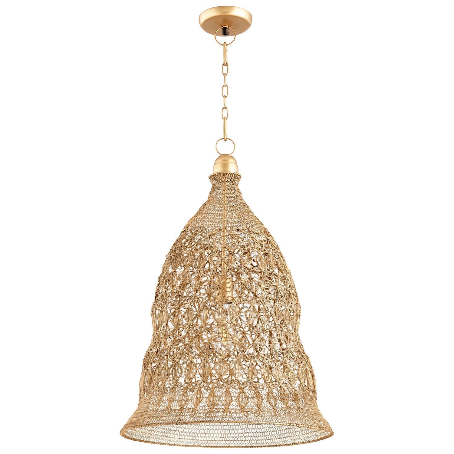 Cyan Design 10753 Elvia Pendant - Aged Brass