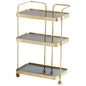 Cyan Design 10766 Taverna Bar Cart - Antique Brass