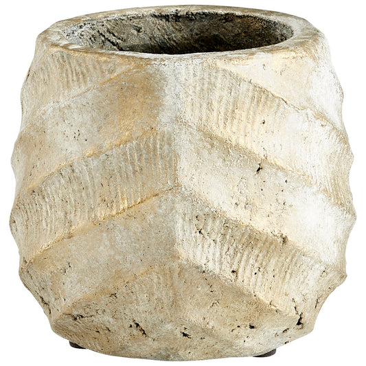 Cyan Design 11056 Cache Creek Planter - Brown Sandstone - Small