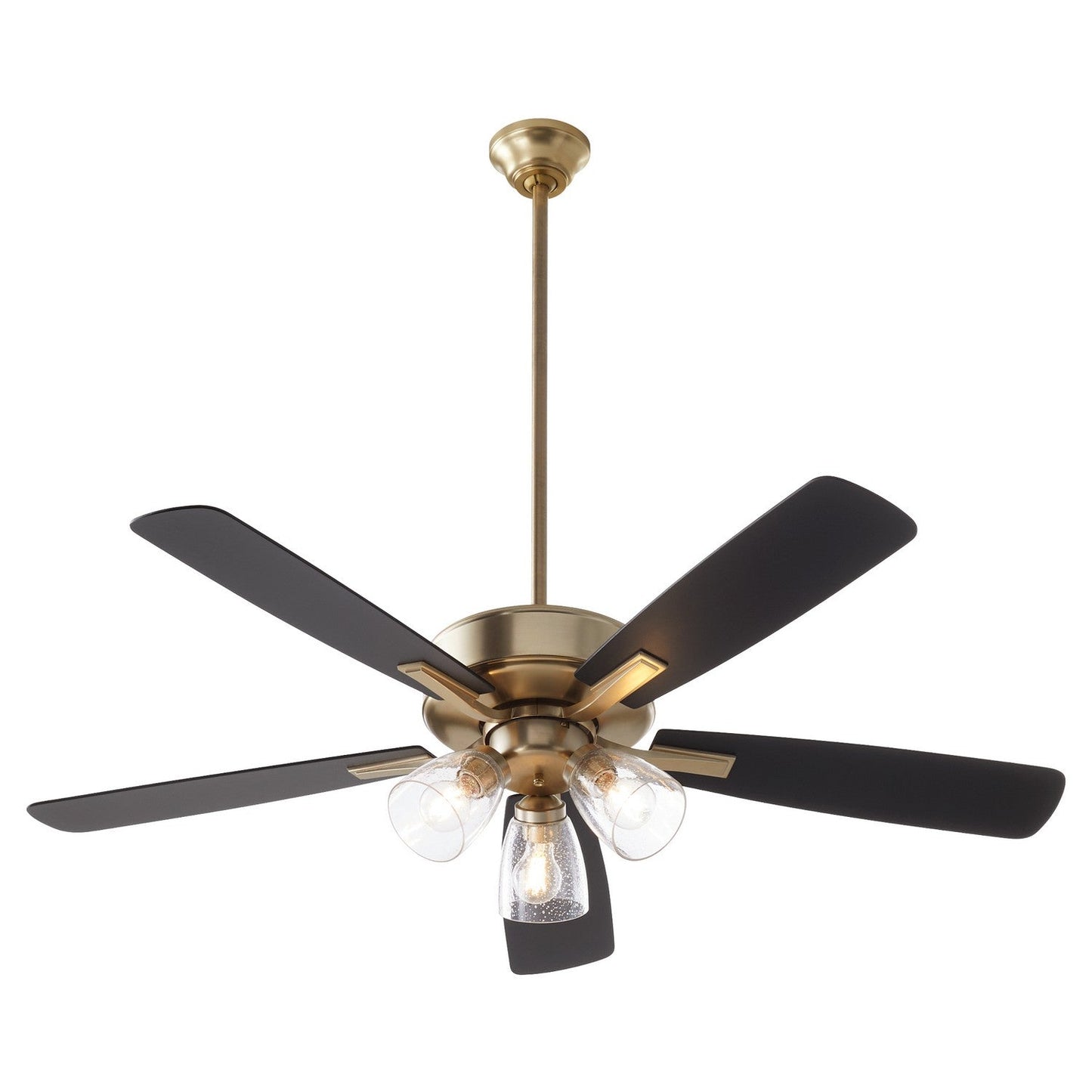 Quorum Ovation 4525-2380 Ceiling Fan - Aged Brass