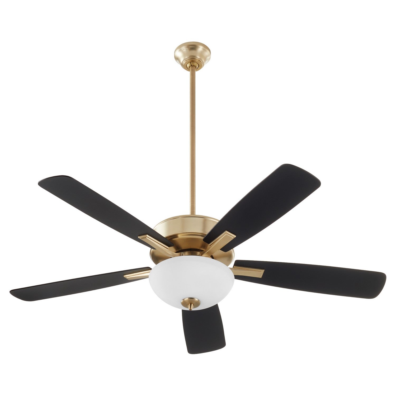 Quorum Ovation 4525-280 Ceiling Fan - Aged Brass