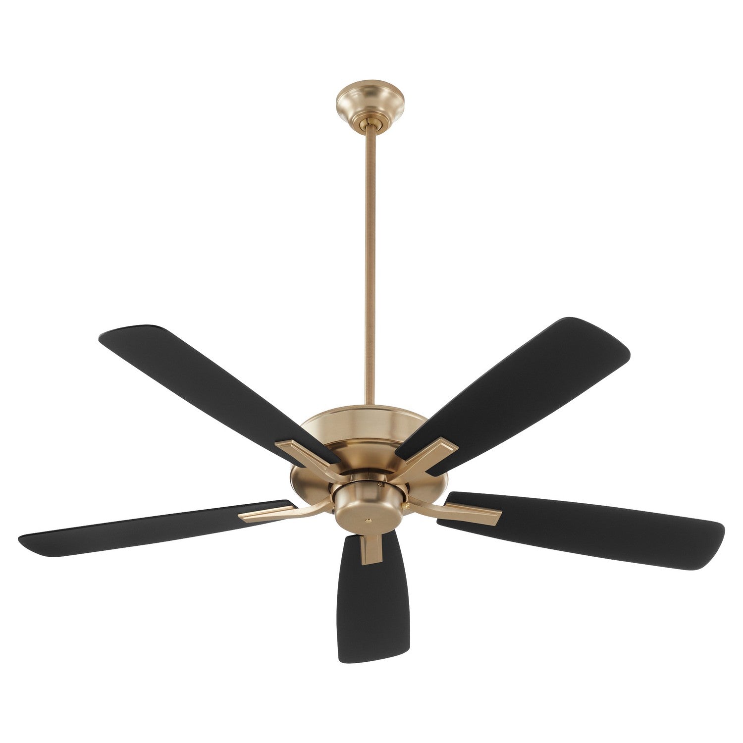 Quorum Ovation 4525-80 Ceiling Fan - Aged Brass