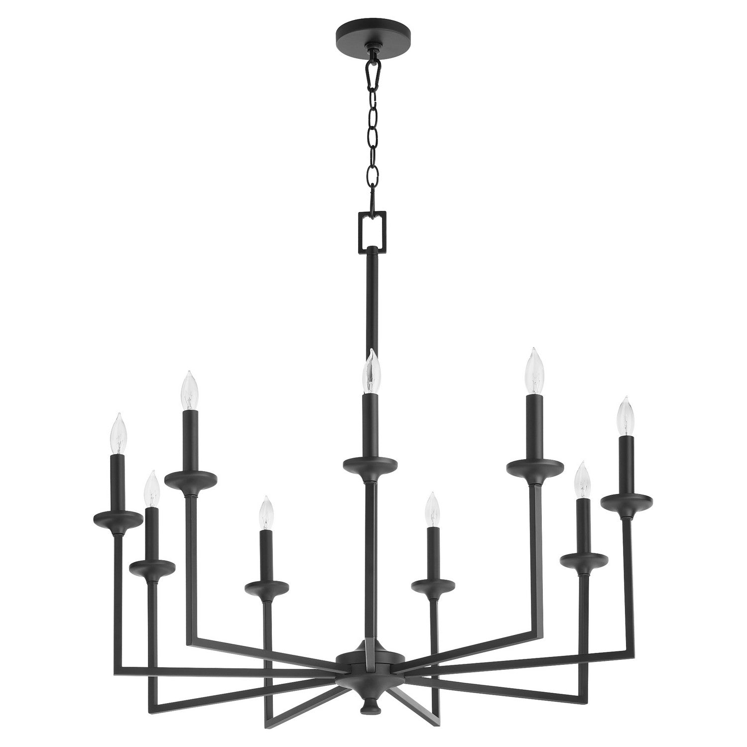 Quorum Eldorado 6005-9-59 Chandelier - Matte Black