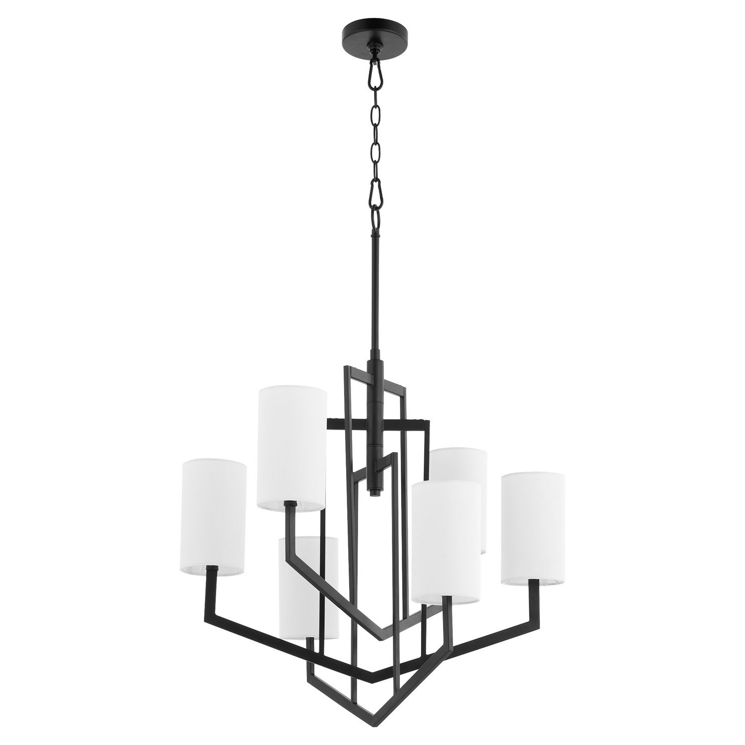 Quorum Bolivar 6078-6-59 Chandelier - Matte Black