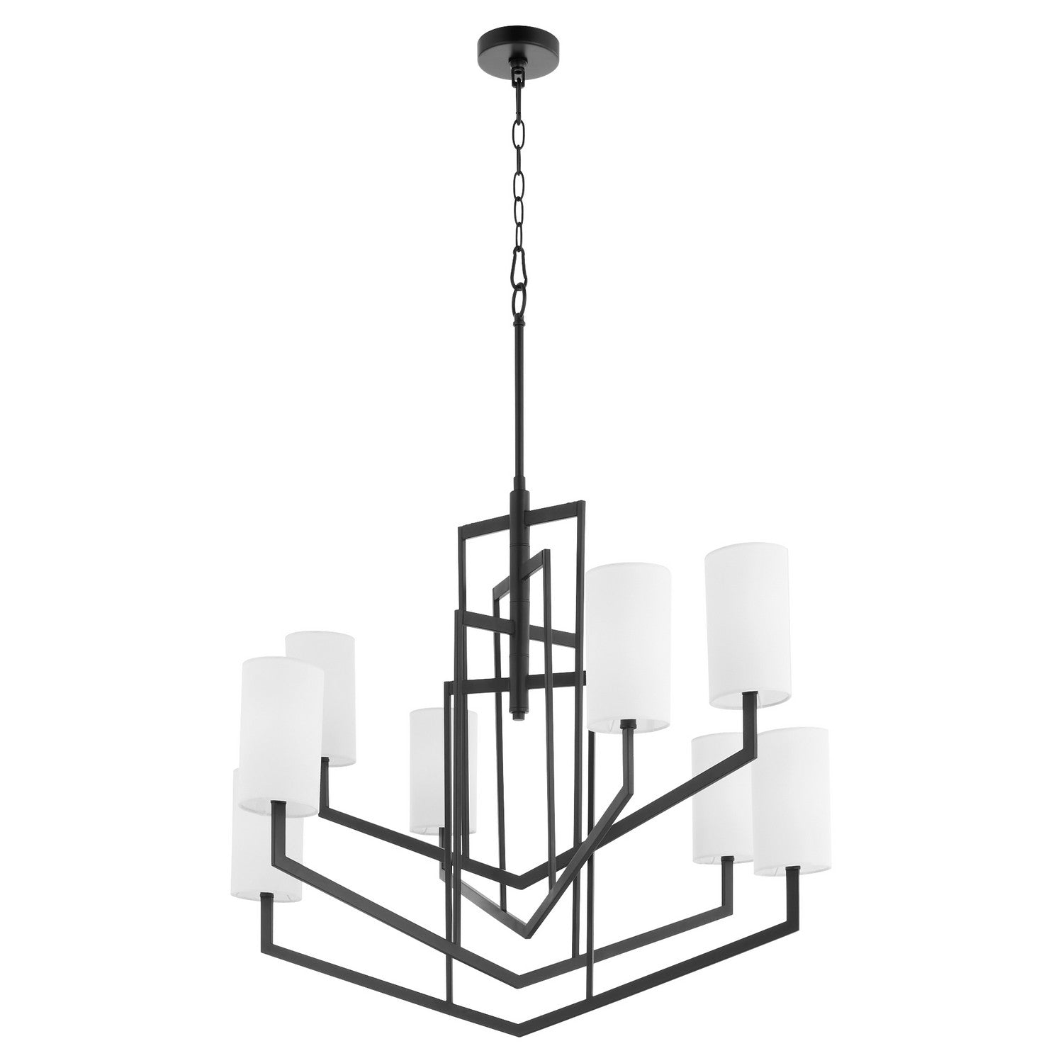 Quorum Bolivar 6078-8-59 Chandelier - Matte Black