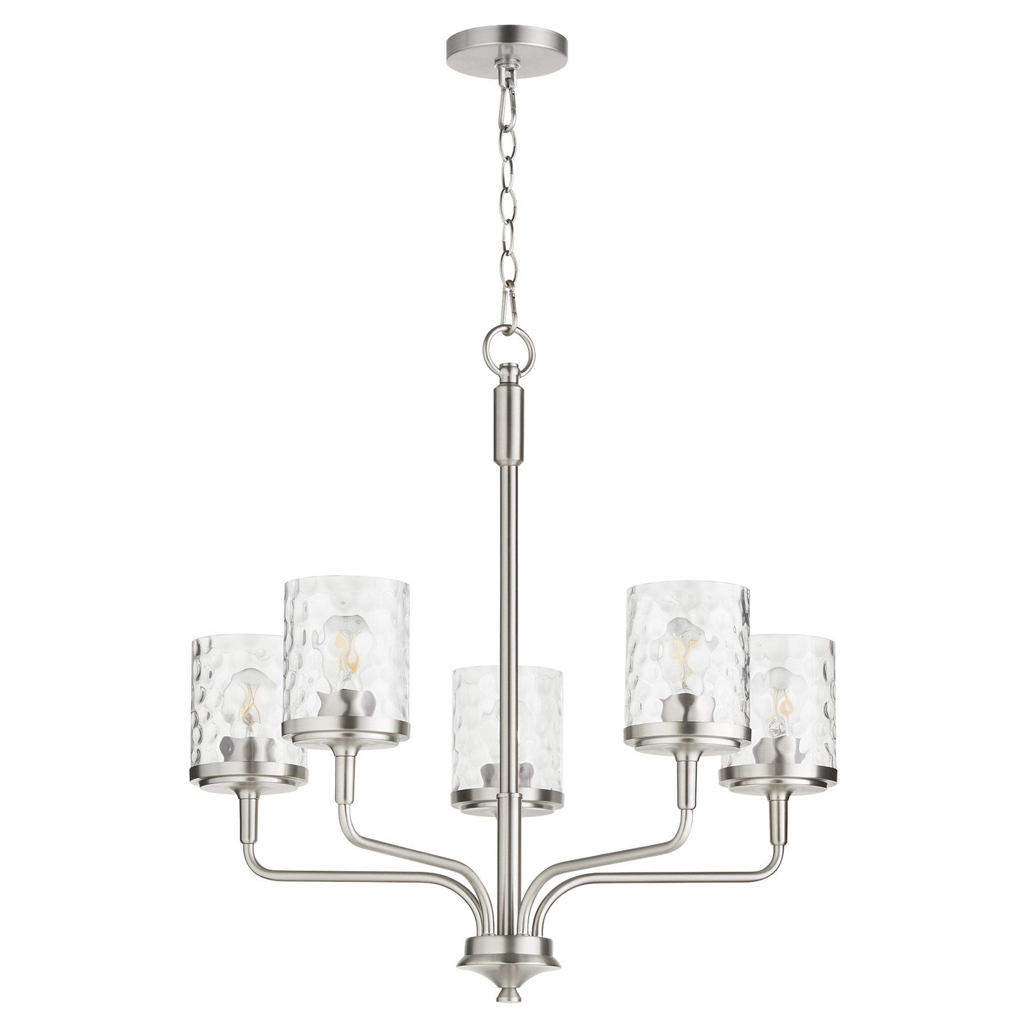 Quorum Starky 617-5-65 Chandelier - Satin Nickel