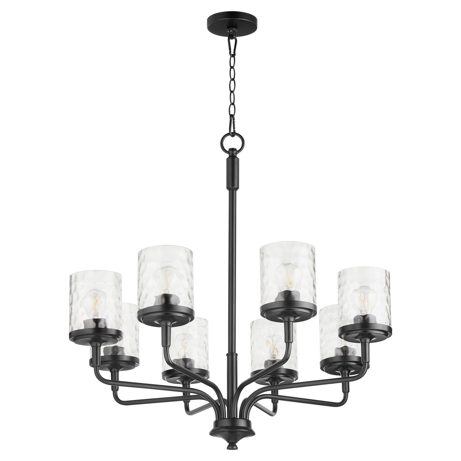 Quorum Starky 617-8-59 Chandelier - Matte Black