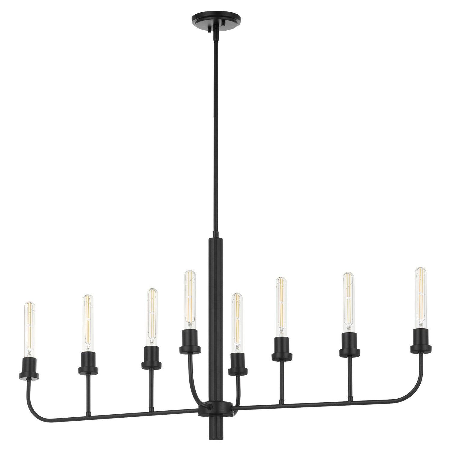 Quorum Sheridan 622-8-59 Chandelier - Matte Black