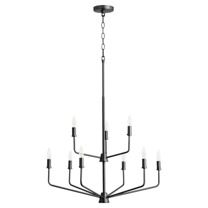 Quorum Harmony 657-9-59 Chandelier - Matte Black
