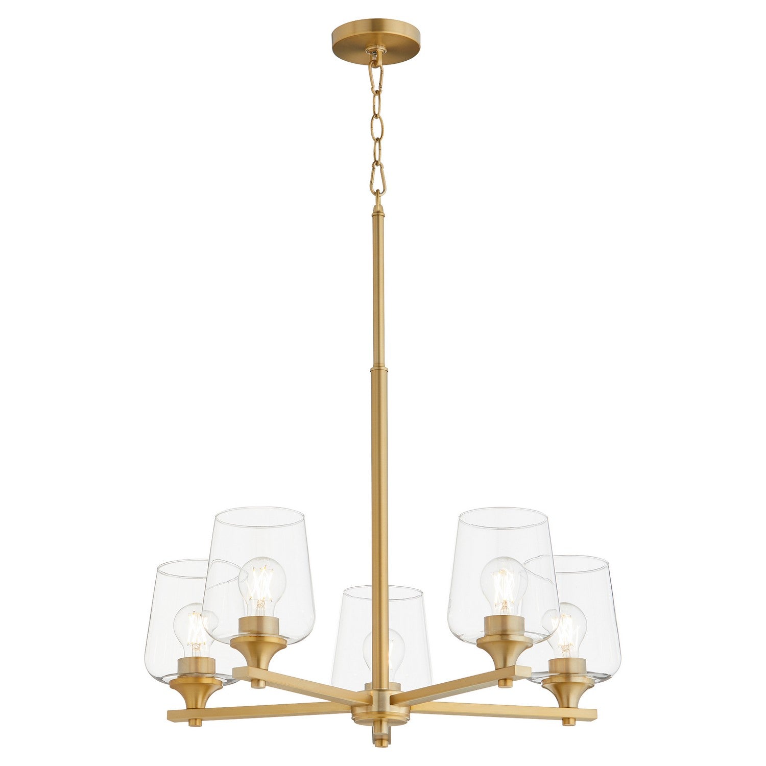 Quorum Veno 658-5-80 Chandelier - Aged Brass