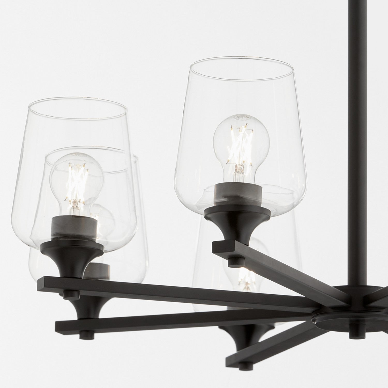 Quorum Veno 658-8-59 Chandelier - Matte Black