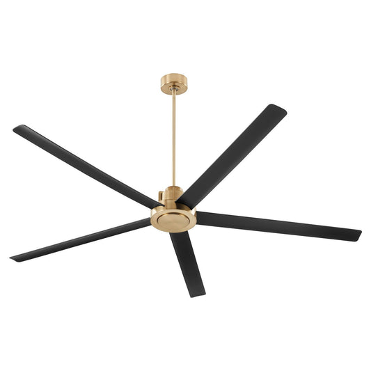 Quorum Revel 80805-8059 Patio Fan - Aged Brass