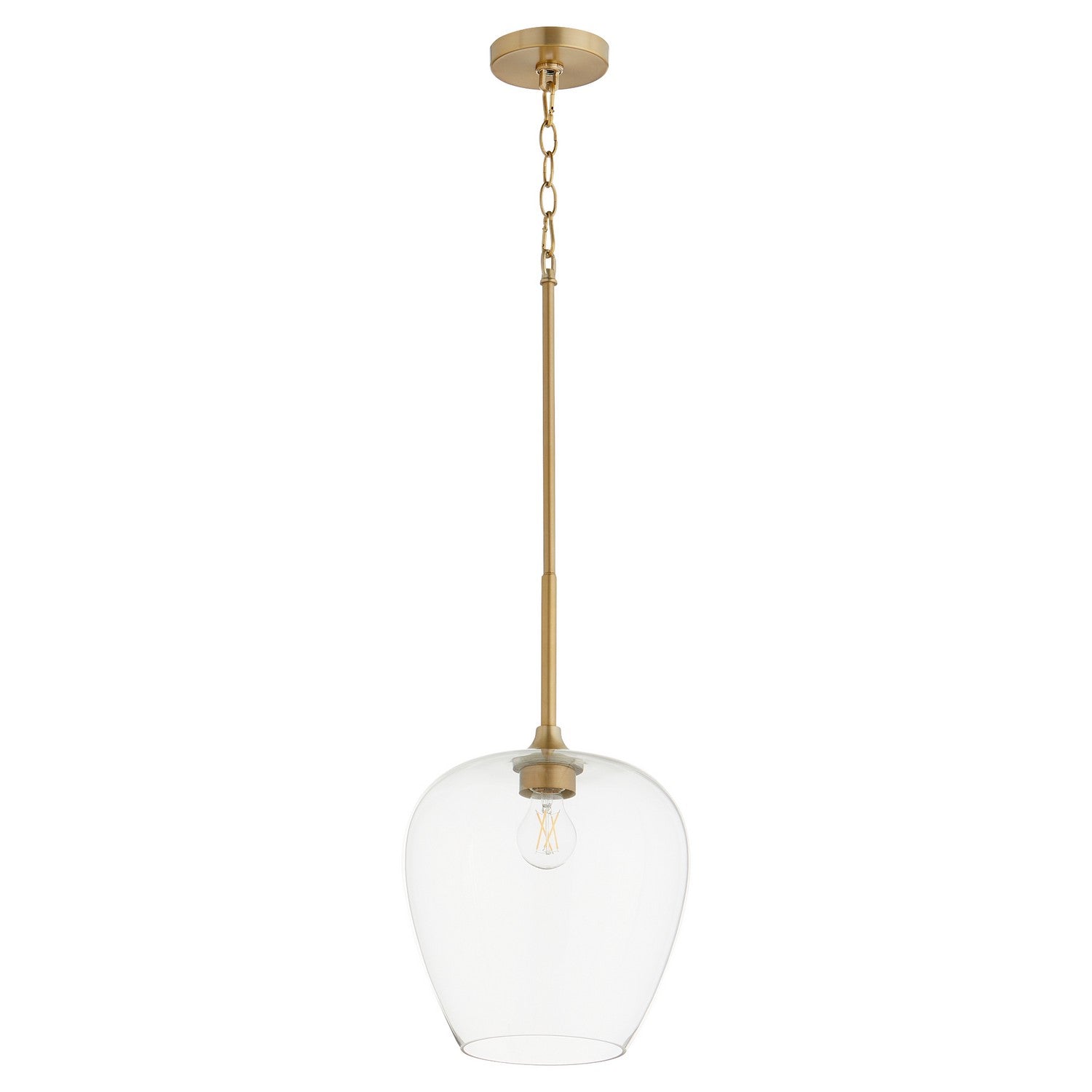 Quorum Veno 858-80 Pendant - Aged Brass