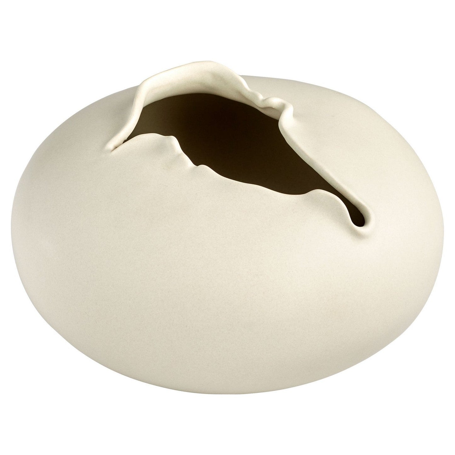 Cyan Design 11404 Tambora Vase - Off White - Large