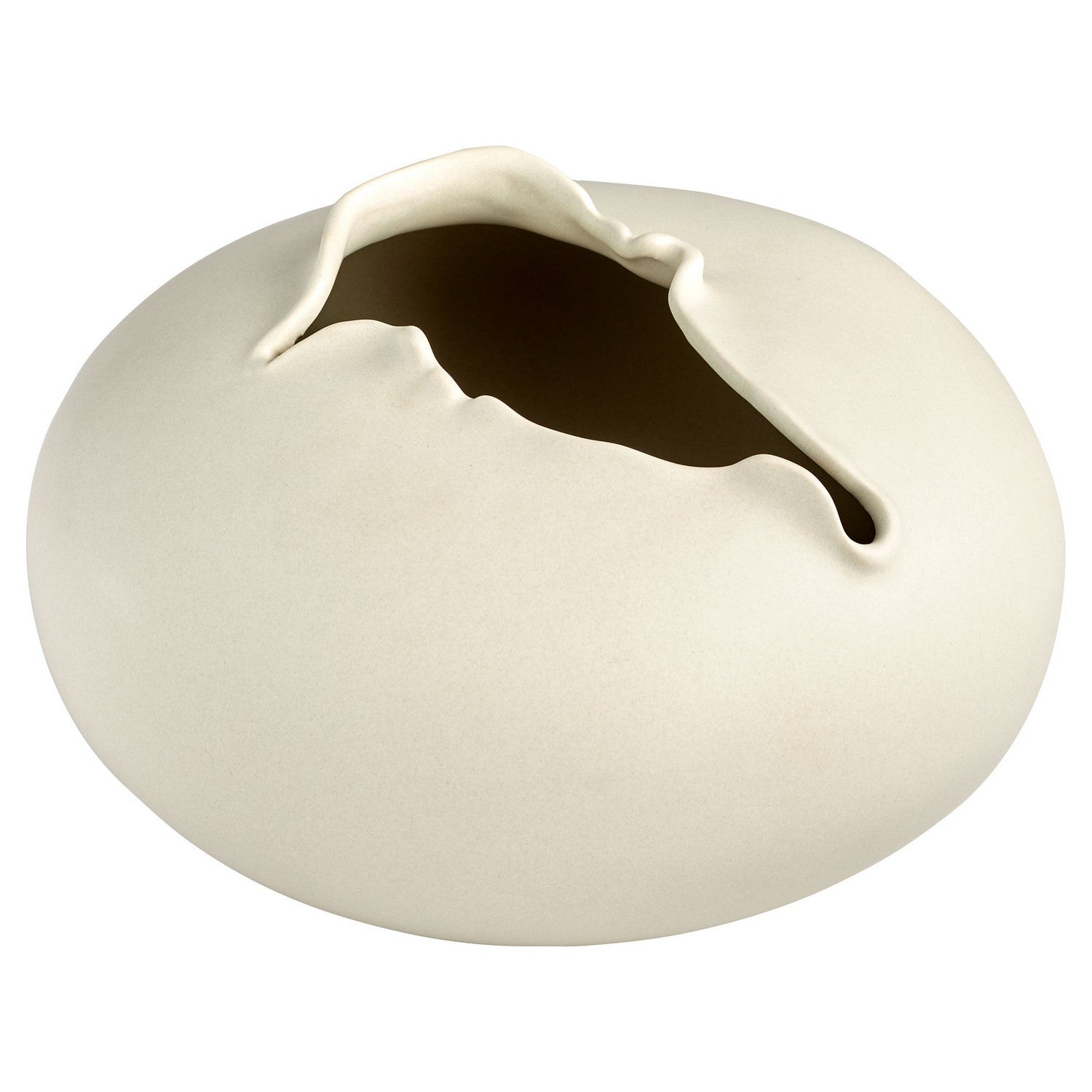 Cyan Design 11404 Tambora Vase - Off White - Large