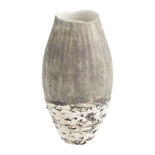 Cyan Design 11412 Calypso Vase - Off White - Brown - Medium