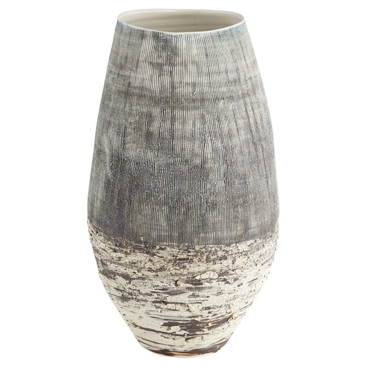 Cyan Design 11413 Calypso Vase - Off White - Brown - Large