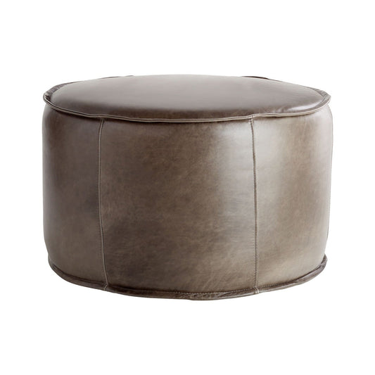Cyan Design 11448 Lusso - Round Pouf - Grey