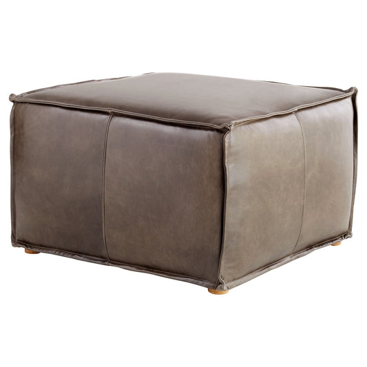 Cyan Design 11449 Lusso - Square Pouf - Grey