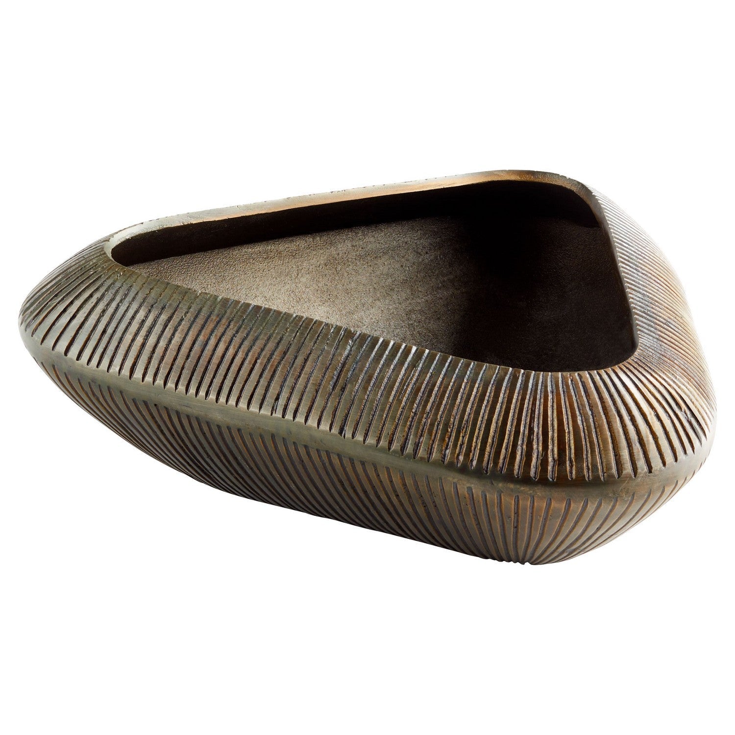 Cyan Design 11527 Prism Bowl - Antique Bronze - Large