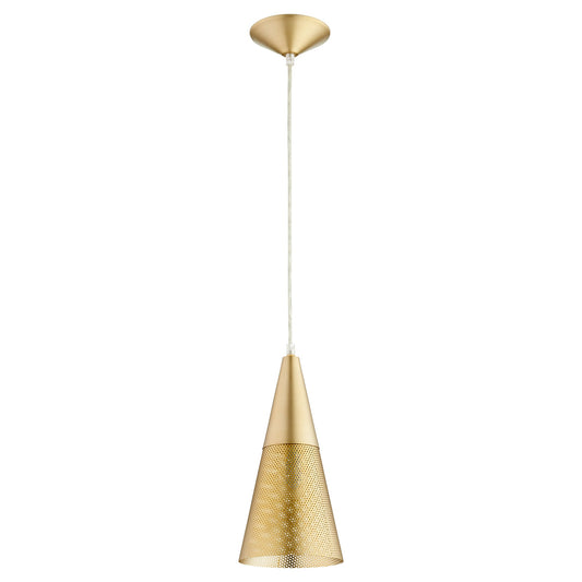 Quorum 1316-80 Pendant - Aged Brass