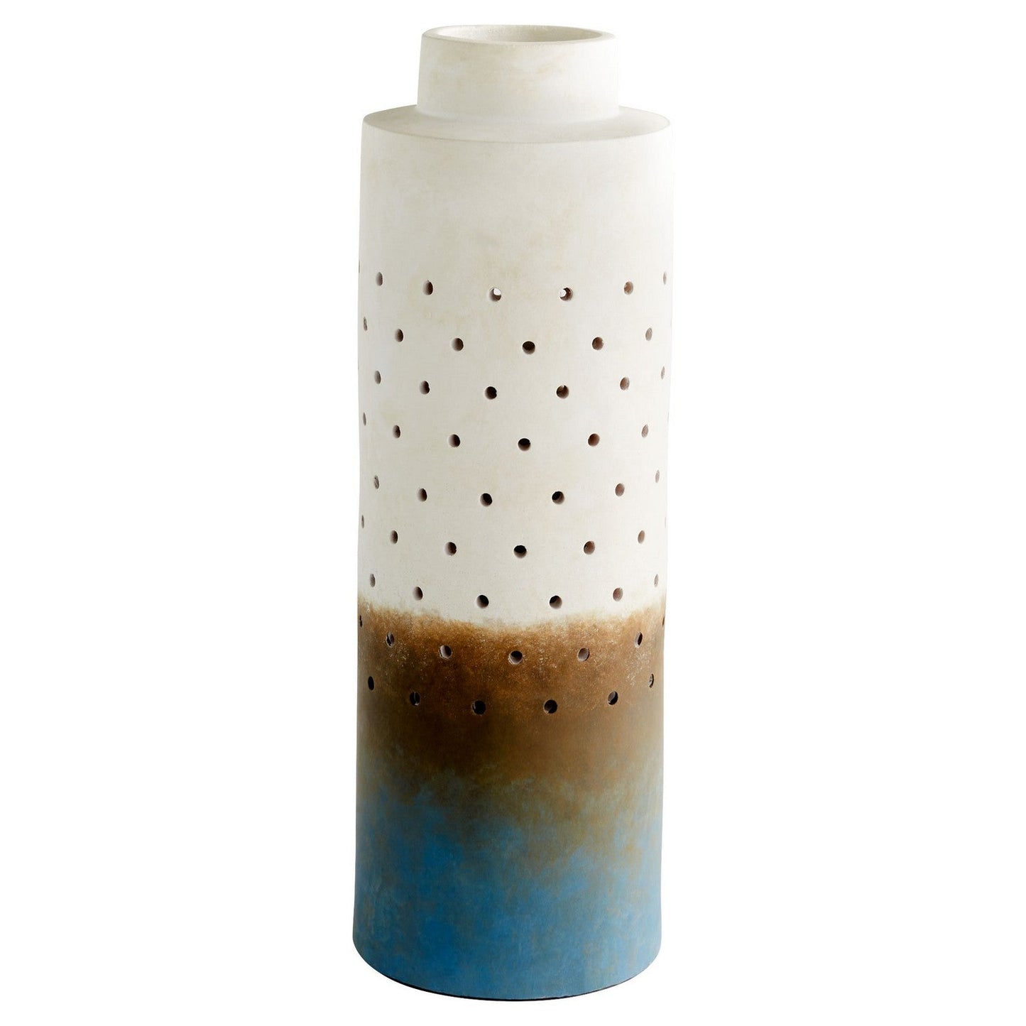 Cyan Design 11546 Paralos Vase - Ombre - Grey and Navy Ombre - Large