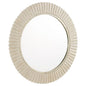 Cyan Design 11612 Estriada Round Mirror - Cerused White