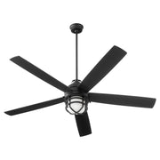 Quorum Niles 133645-59 Patio Fan - Matte Black