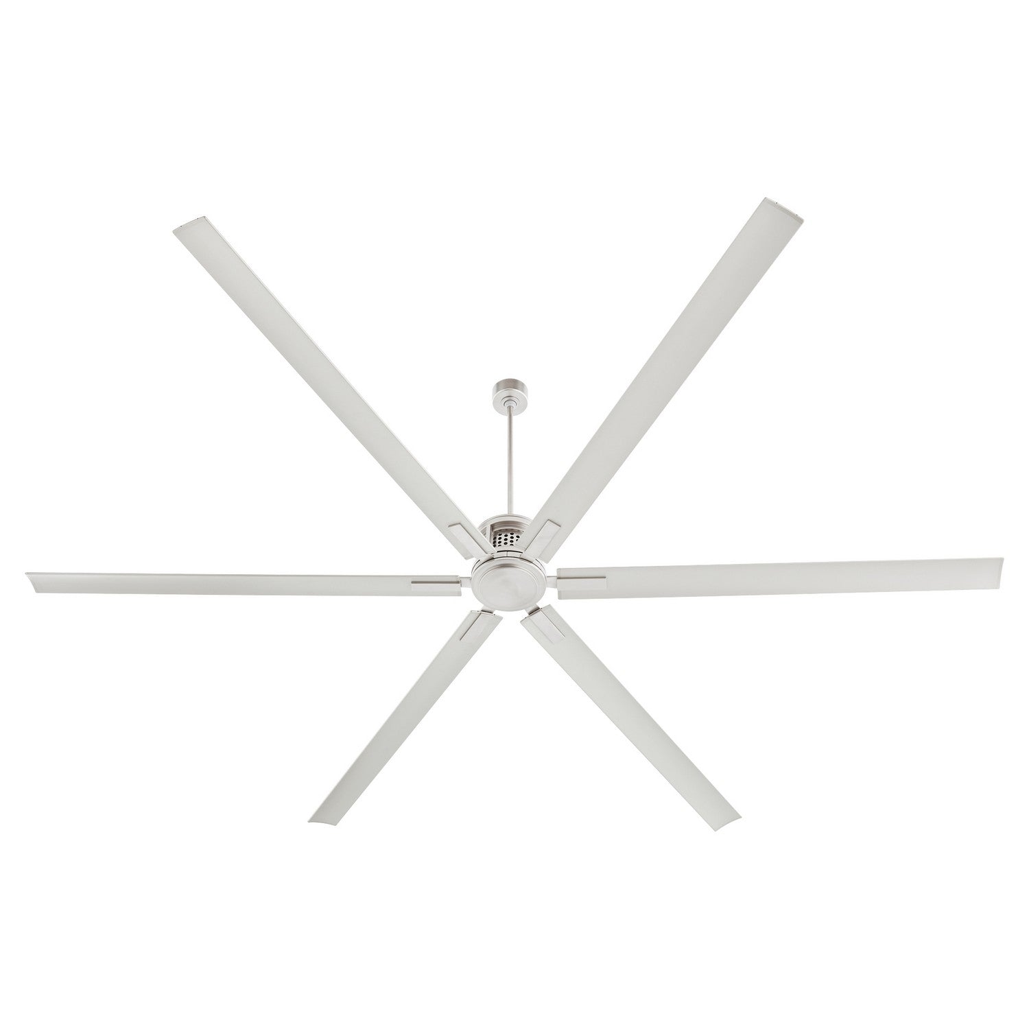 Quorum Zeus 101206-65 Patio Fan - Satin Nickel