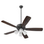 Quorum Ovation 4525-4159 Ceiling Fan - Matte Black