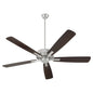 Quorum Ovation 4605-165 Ceiling Fan - Satin Nickel