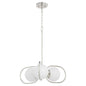 Quorum Belmont 6137-3-62 Chandelier - Polished Nickel