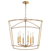 Quorum Mantle 6412-6-74 Pendant - Gold Leaf
