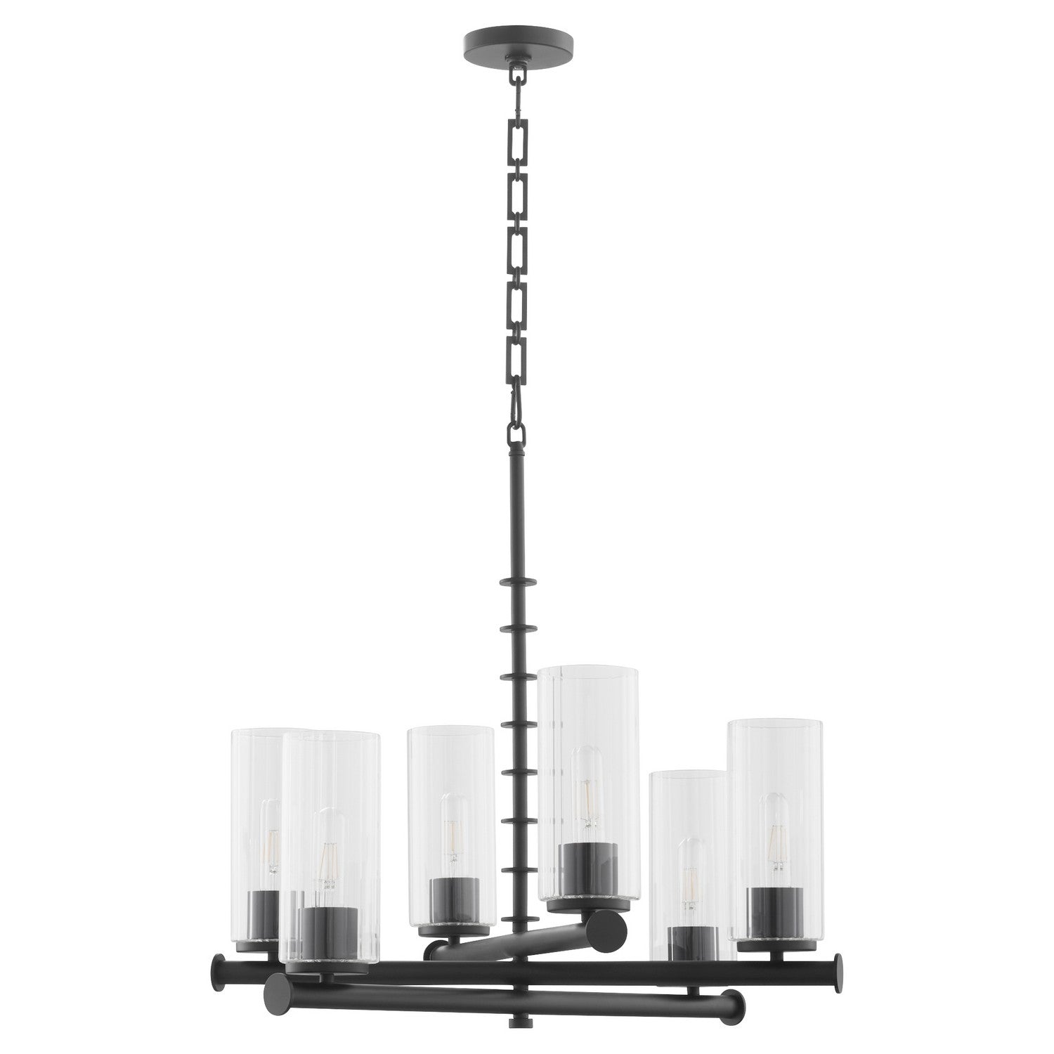 Quorum Juniper 641-6-59 Chandelier - Matte Black