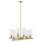 Quorum Juniper 641-6-80 Chandelier - Aged Brass