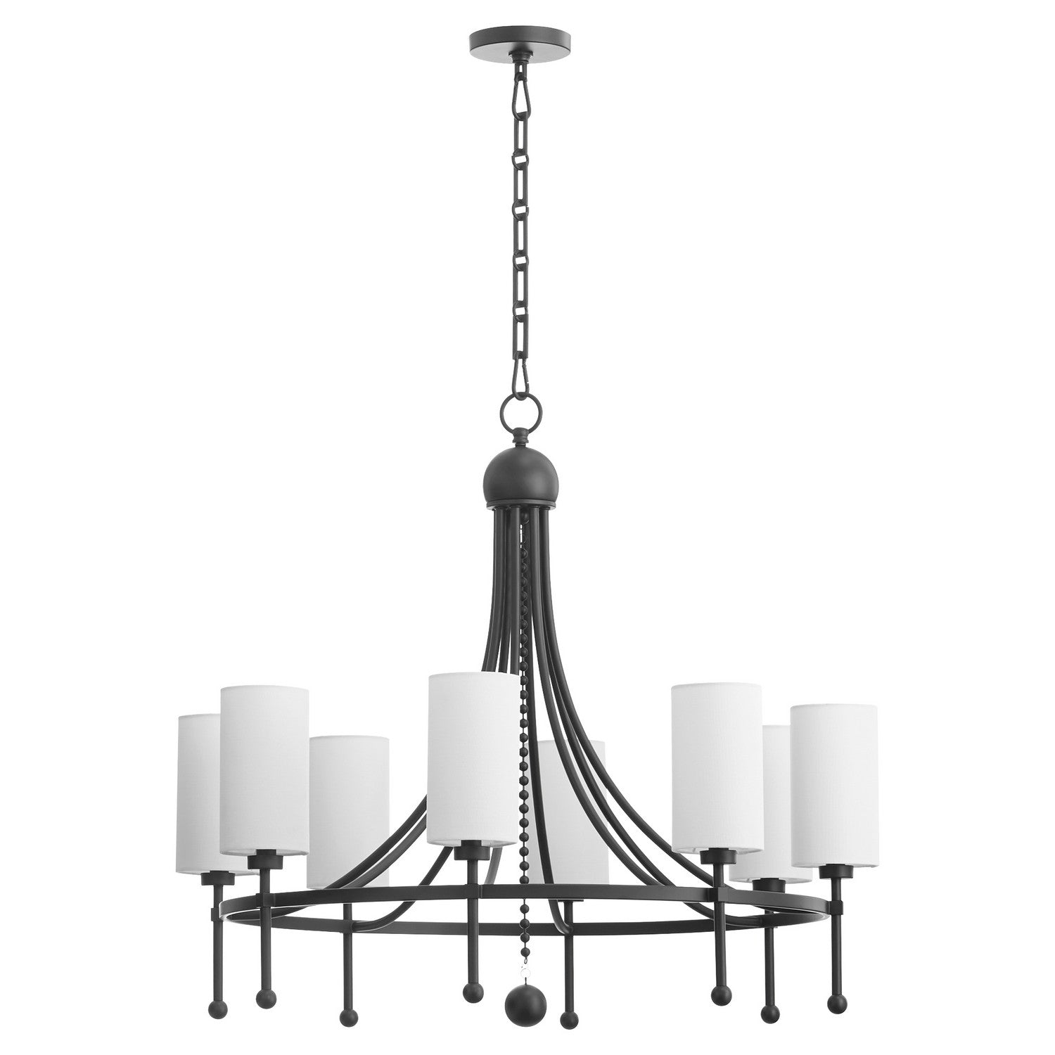Quorum Lee Boulevard 664-8-59 Chandelier - Matte Black