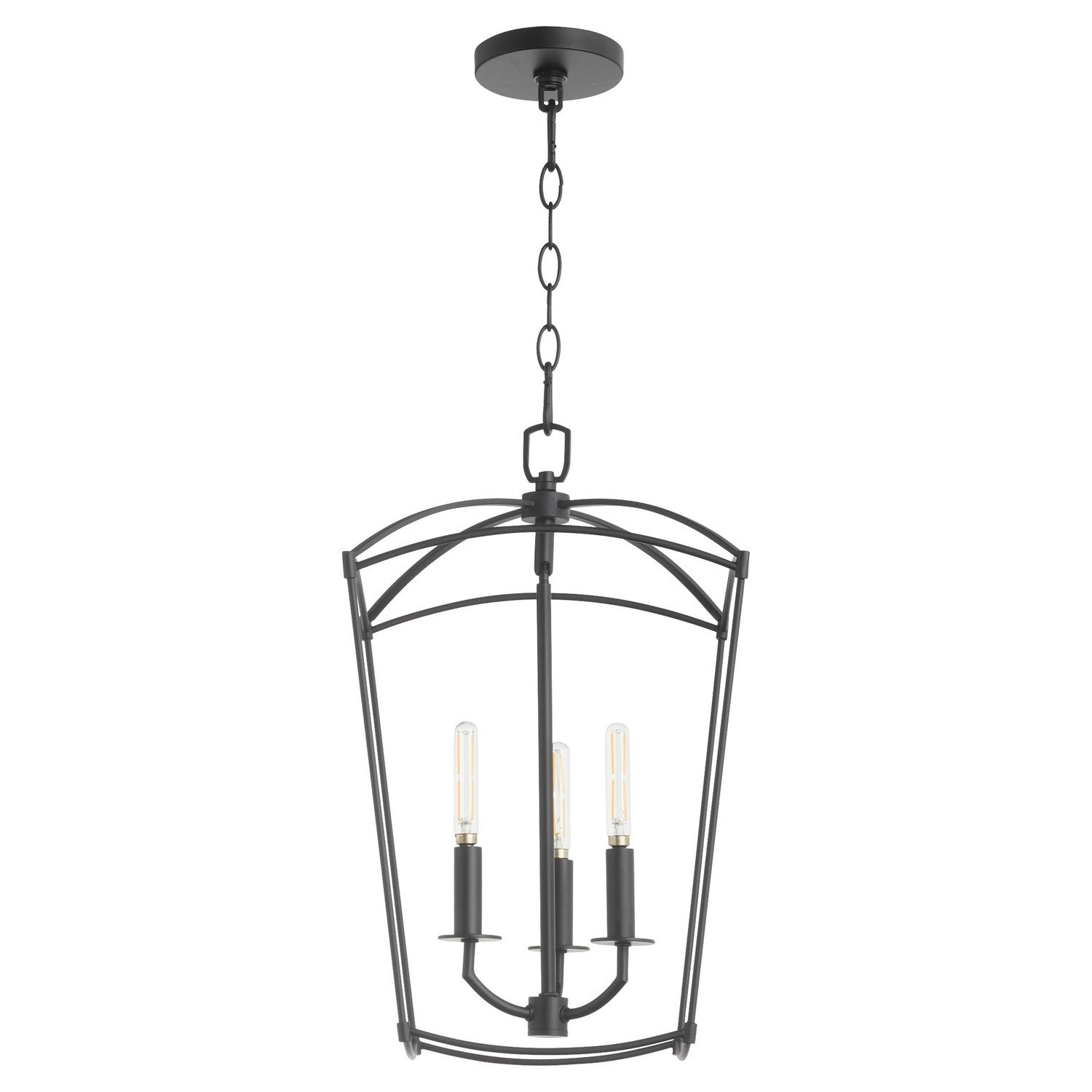 Quorum Mantle 6812-3-59 Entry - Matte Black